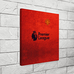 Холст квадратный MU Manchester United MU, цвет: 3D-принт — фото 2