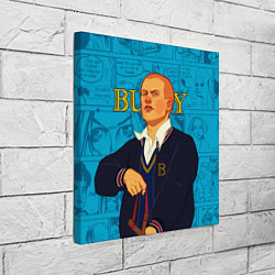 Холст квадратный Bully, Джимми Хопкинс, цвет: 3D-принт — фото 2