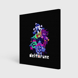 Холст квадратный DELTARUNE РУНА ДЕЛЬТА ГЕРОИ ИГРЫ, цвет: 3D-принт