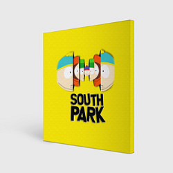 Холст квадратный South Park - Южный парк персонажи, цвет: 3D-принт