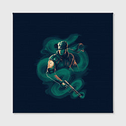 Холст квадратный Снейк в дыму, цвет: 3D-принт — фото 2