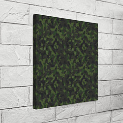 Холст квадратный Камуфляж с холстовой сеткой, цвет: 3D-принт — фото 2