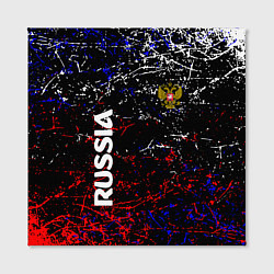 Холст квадратный Russia Штрихи, цвет: 3D-принт — фото 2