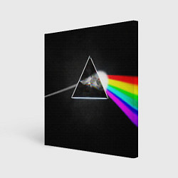 Холст квадратный PINK FLOYD - ПИНК ФЛОЙД ГЛИТЧ, цвет: 3D-принт