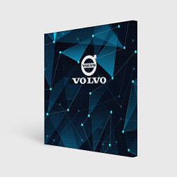 Холст квадратный Volvo - Geometry, цвет: 3D-принт