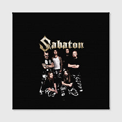 Холст квадратный SABATON САБАТОН, цвет: 3D-принт — фото 2