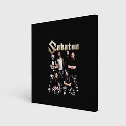 Холст квадратный SABATON САБАТОН, цвет: 3D-принт