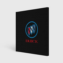Холст квадратный Buick Emblem Logo, цвет: 3D-принт