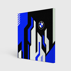 Холст квадратный БМВ BMW AUTO, цвет: 3D-принт