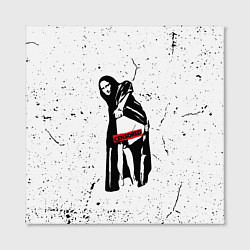 Холст квадратный Banksy Mona Lisa Бэнкси, цвет: 3D-принт — фото 2