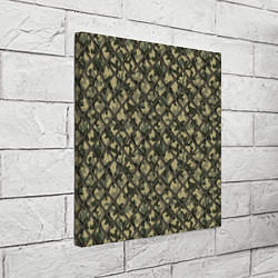 Холст квадратный Камуфляж с Сеткой, цвет: 3D-принт — фото 2