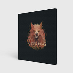 Холст квадратный Алый волк из Elden Ring, цвет: 3D-принт