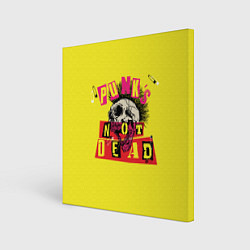 Холст квадратный Punks Not Dead - Панки Хой!, цвет: 3D-принт