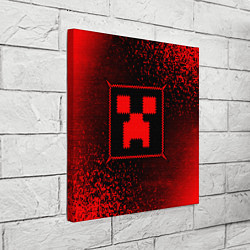 Холст квадратный MINECRAFT Арт 4, цвет: 3D-принт — фото 2