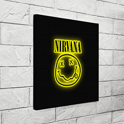 Холст квадратный NIRVANA неон, цвет: 3D-принт — фото 2