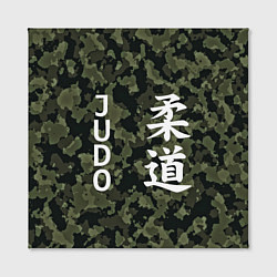 Холст квадратный JUDO МИЛИТАРИ, цвет: 3D-принт — фото 2