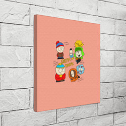 Холст квадратный Южный парк персонажи South Park, цвет: 3D-принт — фото 2