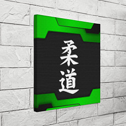 Холст квадратный JUDO GREEN, цвет: 3D-принт — фото 2