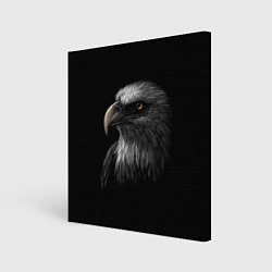 Холст квадратный Голова хищного орла, цвет: 3D-принт