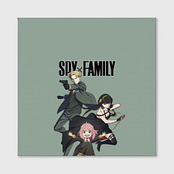 Холст квадратный Spy x Family Семья шпиона, цвет: 3D-принт — фото 2