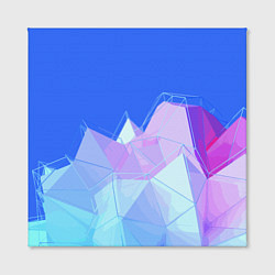 Холст квадратный Pink ice Abstractiom Geometry, цвет: 3D-принт — фото 2