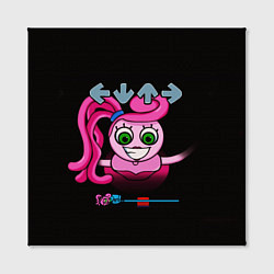 Холст квадратный POPPY PLAYTIME - Mommy long legs Мама длинные ноги, цвет: 3D-принт — фото 2