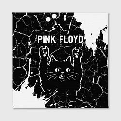 Холст квадратный Pink Floyd Rock Cat, цвет: 3D-принт — фото 2