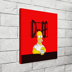 Холст квадратный Homer Duff, цвет: 3D-принт — фото 2