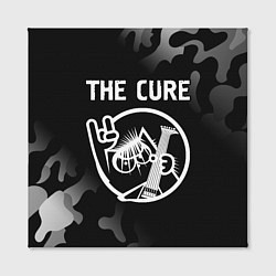 Холст квадратный The Cure КОТ Камуфляж, цвет: 3D-принт — фото 2