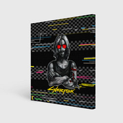 Холст квадратный Johnny Джонни Cyberpunk2077, цвет: 3D-принт