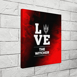 Холст квадратный The Witcher Love Классика, цвет: 3D-принт — фото 2