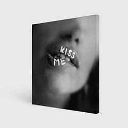 Холст квадратный Kiss- me, цвет: 3D-принт