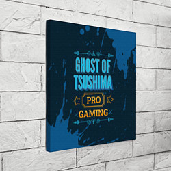 Холст квадратный Игра Ghost of Tsushima: PRO Gaming, цвет: 3D-принт — фото 2