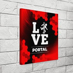 Холст квадратный Portal Love Классика, цвет: 3D-принт — фото 2
