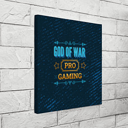 Холст квадратный Игра God of War: PRO Gaming, цвет: 3D-принт — фото 2