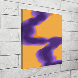 Холст квадратный Фиолетовая река, цвет: 3D-принт — фото 2