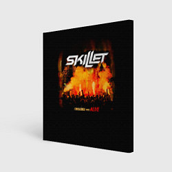 Холст квадратный Comatose Comes Alive - Skillet, цвет: 3D-принт