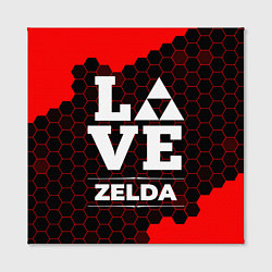 Холст квадратный Zelda Love Классика, цвет: 3D-принт — фото 2