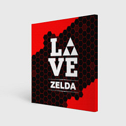 Холст квадратный Zelda Love Классика, цвет: 3D-принт