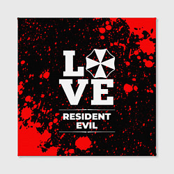 Холст квадратный Resident Evil Love Классика, цвет: 3D-принт — фото 2