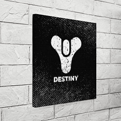 Холст квадратный Destiny с потертостями на темном фоне, цвет: 3D-принт — фото 2