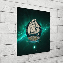 Холст квадратный Gold coast pirate - корабль, цвет: 3D-принт — фото 2