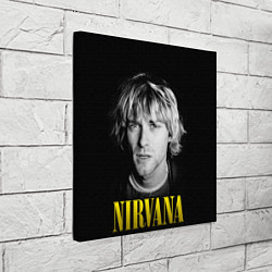 Холст квадратный Nirvana - Kurt Donald Cobain, цвет: 3D-принт — фото 2