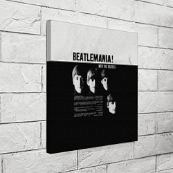 Холст квадратный With The Beatles Битломания, цвет: 3D-принт — фото 2