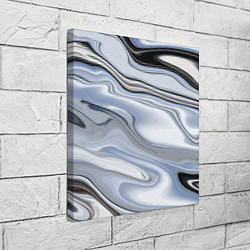 Холст квадратный Серебристая поверхность воды, цвет: 3D-принт — фото 2