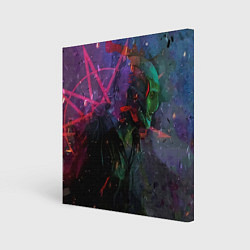 Холст квадратный Corey Taylor-Slipknot, цвет: 3D-принт