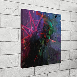 Холст квадратный Corey Taylor-Slipknot, цвет: 3D-принт — фото 2