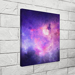 Холст квадратный Космическая ветренная вспышка, цвет: 3D-принт — фото 2