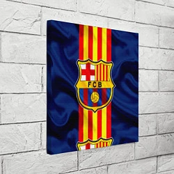 Холст квадратный Фк Барселона Лого, цвет: 3D-принт — фото 2