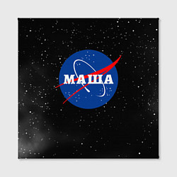 Холст квадратный Маша Наса космос, цвет: 3D-принт — фото 2